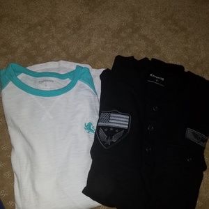 Mens Express shirts $15 both
